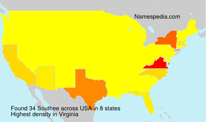 Surname Southee in USA Surname Southee in USA