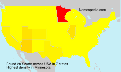 Surname Soutor in USA Surname Soutor in USA