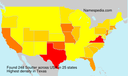 Surname Soutter in USA Surname Soutter in USA
