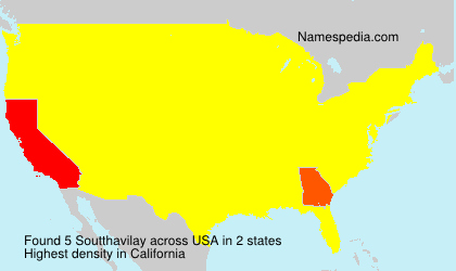 Surname Soutthavilay in USA Surname Soutthavilay in USA