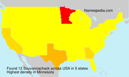 Surname Souvannachack in USA Surname Souvannachack in USA