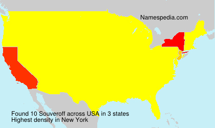 Surname Souveroff in USA Surname Souveroff in USA