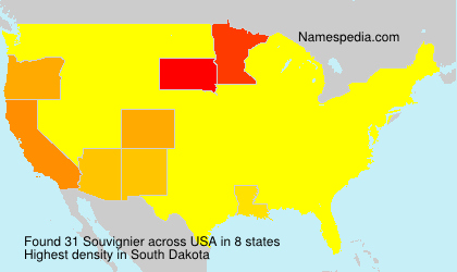 Surname Souvignier in USA Surname Souvignier in USA