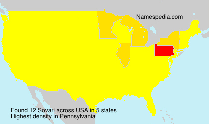 Surname Sovari in USA Surname Sovari in USA