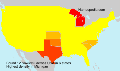 Surname Sowiecki in USA Surname Sowiecki in USA
