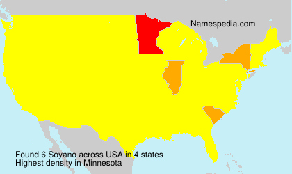 Surname Soyano in USA Surname Soyano in USA