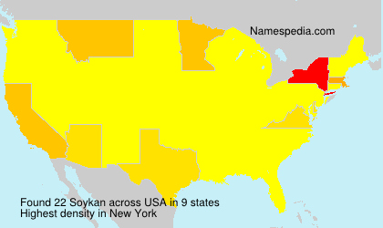 Surname Soykan in USA Surname Soykan in USA