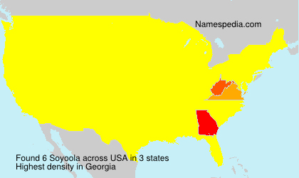 Surname Soyoola in USA Surname Soyoola in USA