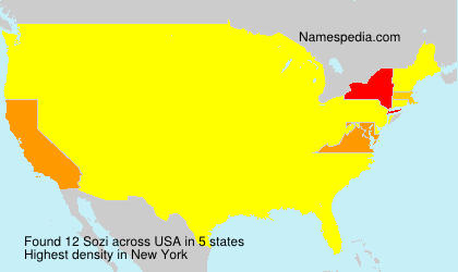 Surname Sozi in USA Surname Sozi in USA