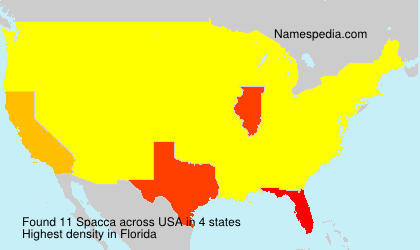 Surname Spacca in USA Surname Spacca in USA