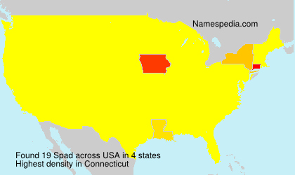 Surname Spad in USA Surname Spad in USA