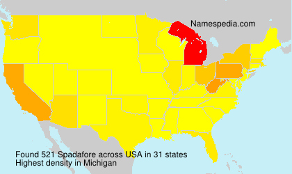 Surname Spadafore in USA Surname Spadafore in USA