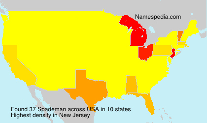 Surname Spademan in USA Surname Spademan in USA
