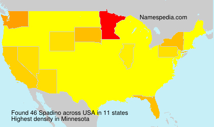 Surname Spadino in USA Surname Spadino in USA