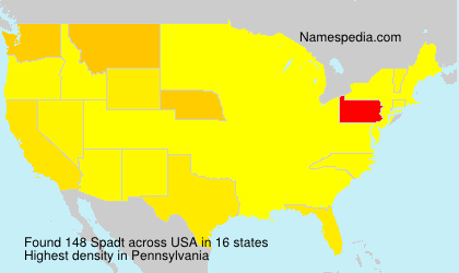 Surname Spadt in USA Surname Spadt in USA