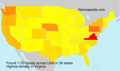 Surname Spady in USA Surname Spady in USA