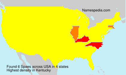 Surname Spaes in USA Surname Spaes in USA