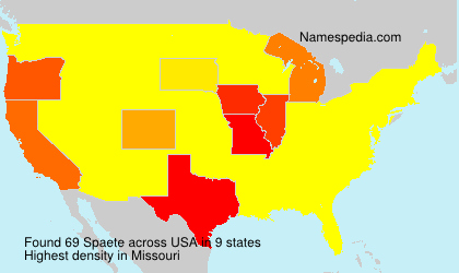 Surname Spaete in USA Surname Spaete in USA