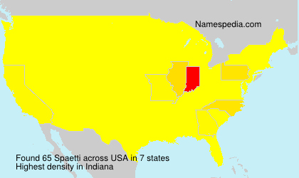 Surname Spaetti in USA Surname Spaetti in USA
