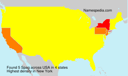 Surname Spag in USA Surname Spag in USA