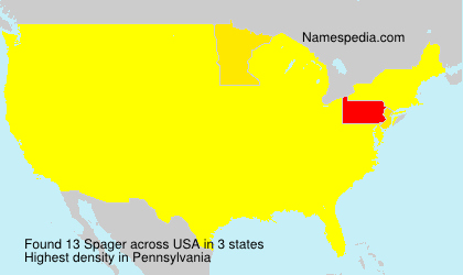 Surname Spager in USA Surname Spager in USA