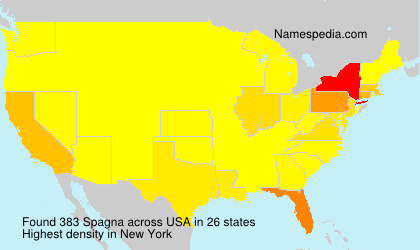 Surname Spagna in USA Surname Spagna in USA