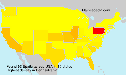 Surname Spaits in USA Surname Spaits in USA