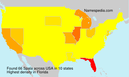 Surname Spala in USA Surname Spala in USA
