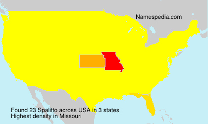 Surname Spalitto in USA Surname Spalitto in USA