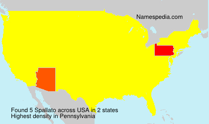 Surname Spallato in USA Surname Spallato in USA