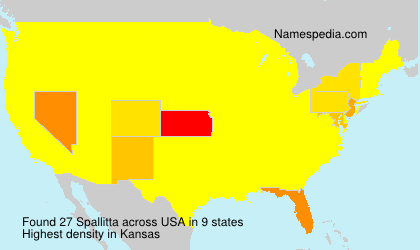 Surname Spallitta in USA Surname Spallitta in USA