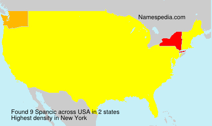 Surname Spancic in USA Surname Spancic in USA