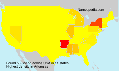Surname Spand in USA Surname Spand in USA