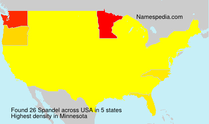 Surname Spandel in USA Surname Spandel in USA