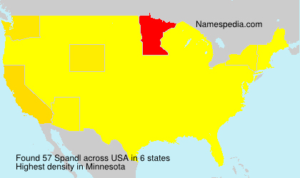 Surname Spandl in USA Surname Spandl in USA