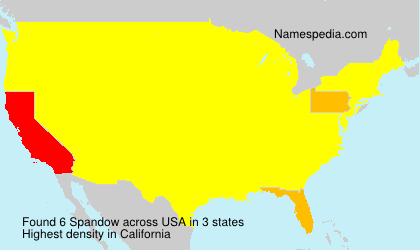 Surname Spandow in USA Surname Spandow in USA