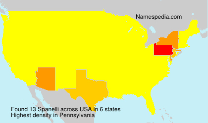 Surname Spanelli in USA Surname Spanelli in USA