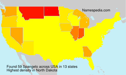 Surname Spangelo in USA Surname Spangelo in USA