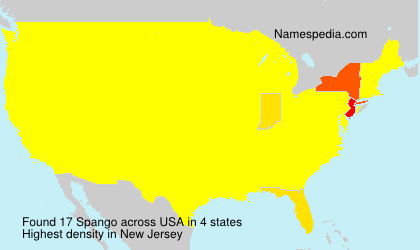 Surname Spango in USA Surname Spango in USA