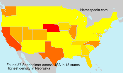Surname Spanheimer in USA Surname Spanheimer in USA