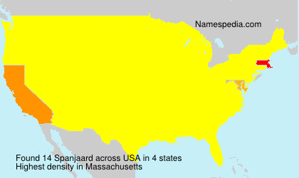 Surname Spanjaard in USA Surname Spanjaard in USA