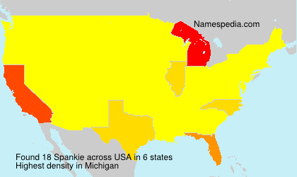 Surname Spankie in USA