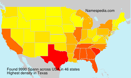 Surname Spann in USA Surname Spann in USA