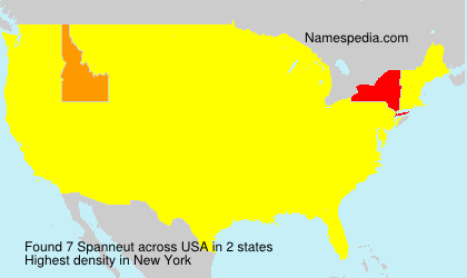 Surname Spanneut in USA