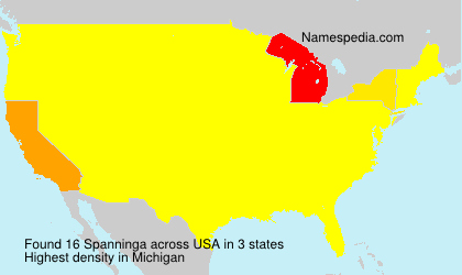 Surname Spanninga in USA Surname Spanninga in USA