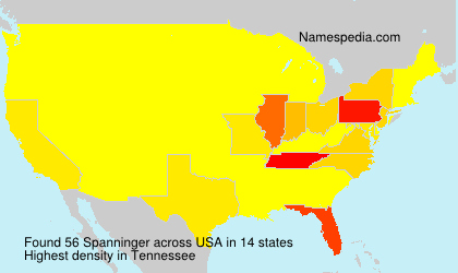 Surname Spanninger in USA