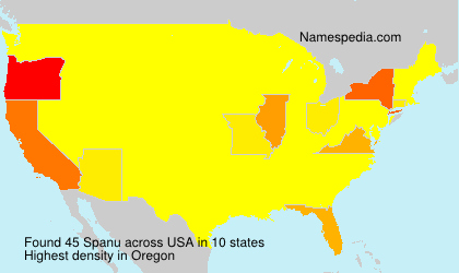 Surname Spanu in USA Surname Spanu in USA