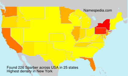 Surname Sparber in USA Surname Sparber in USA