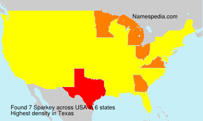 Surname Sparkey in USA Surname Sparkey in USA