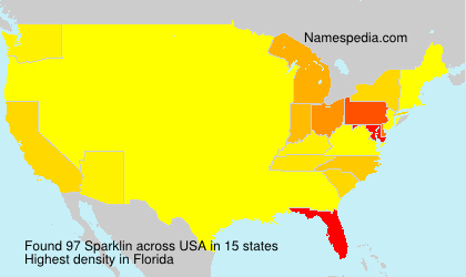 Surname Sparklin in USA Surname Sparklin in USA